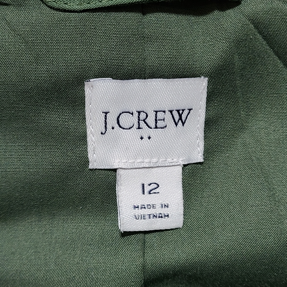 J. Crew quilted casual light weight jacket  size 12 - Picture 6 of 11